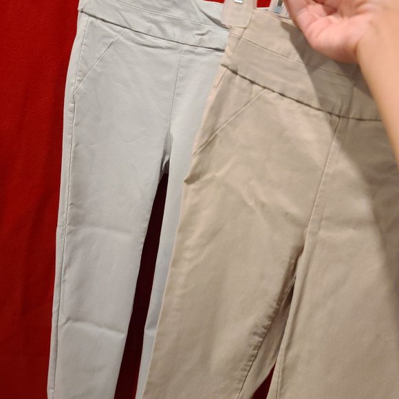 Capris Tan and Grey-Blue colors, XXS size - Picture 5 of 9